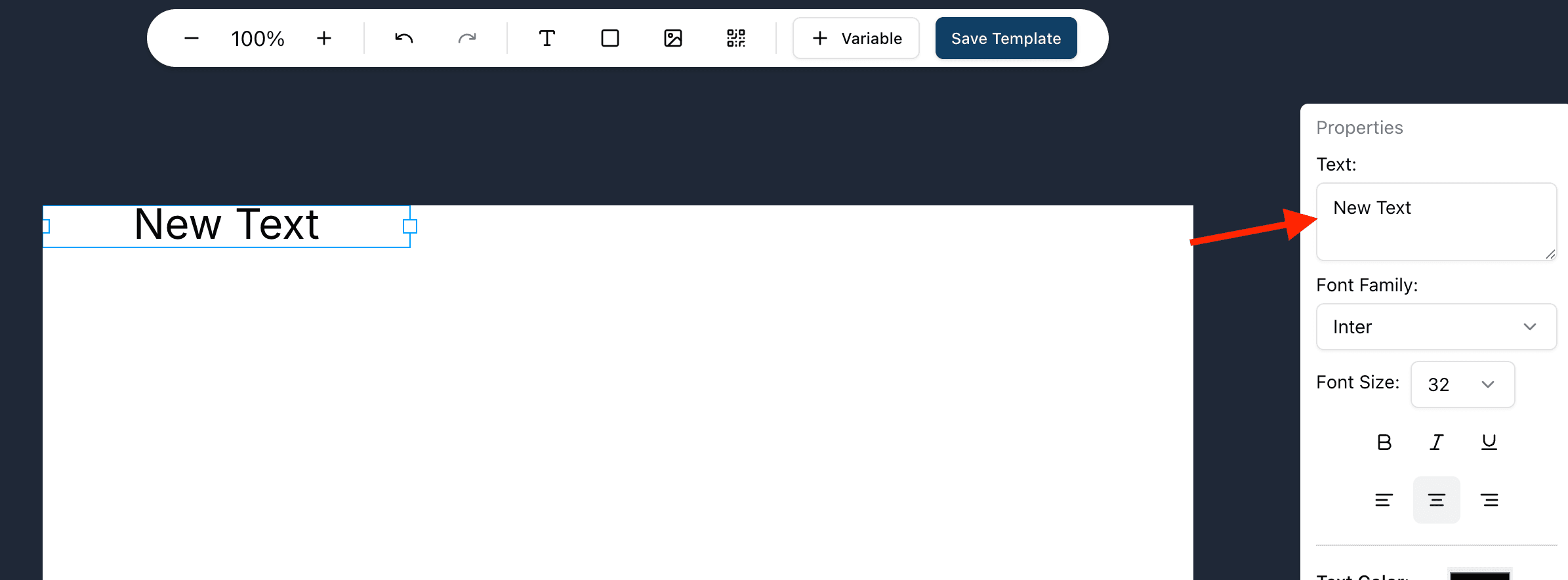 edit text in textbox